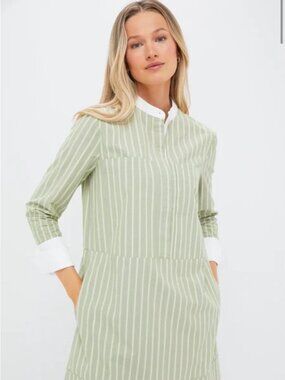 Pomander Place Rohan Green Stripe Dress NWT XL | Preppy Chic | Summer